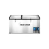 Frigider auto cu compresor smart cooler 12/24V +220 V, capacitate 80L, cu bluetooth si zonă dublă de răcire, taxa verde inclusă