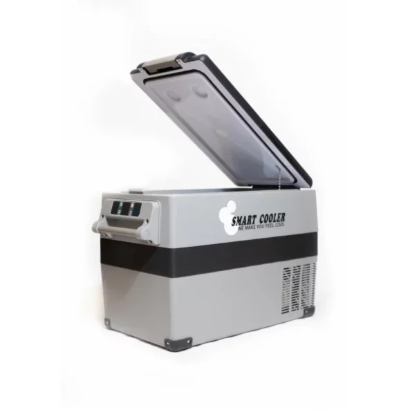 Frigider auto cu compresor smart cooler CF45 , 12/24 V+220 V, cu display LCD si bluetooth