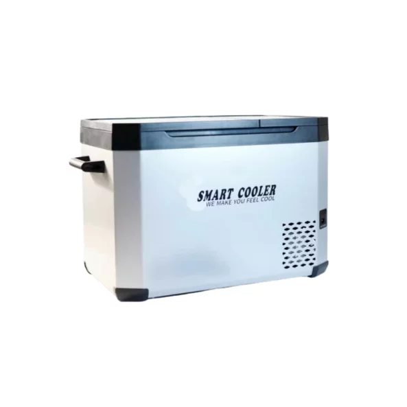 Frigider auto cu compresor smart cooler 12/24 V +220 V, cu bluetooth, zona dubla de racire, capacitate 32.2L, taxa verde inclusa