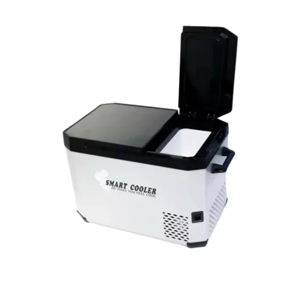 Frigider auto cu compresor smart cooler 12/24 V +220 V, cu bluetooth, zona dubla de racire, capacitate 32.2L, taxa verde inclusa