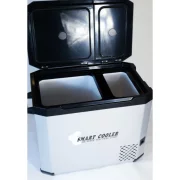Frigider auto cu compresor smart cooler 12/24 V +220 V, cu bluetooth, zona dubla de racire, capacitate 40.2L , taxa verde inclusa