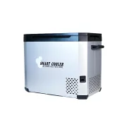 Frigider auto cu compresor smart cooler 12/24 V +220 V, cu bluetooth, zona dubla de racire, capacitate 40.2L , taxa verde inclusa