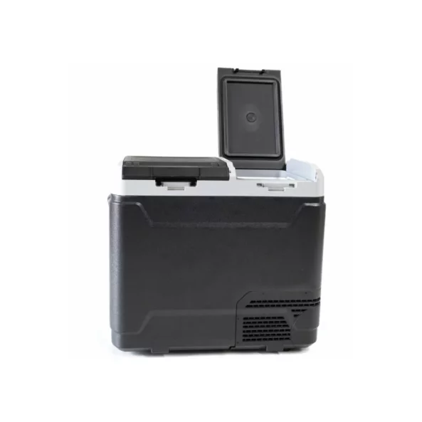 Frigider auto cu compresor smart cooler 12/24/220 V , cu bluetooth, zona dubla de racire, capacitate 60L, baterie inclusa, taxa verde inclusa