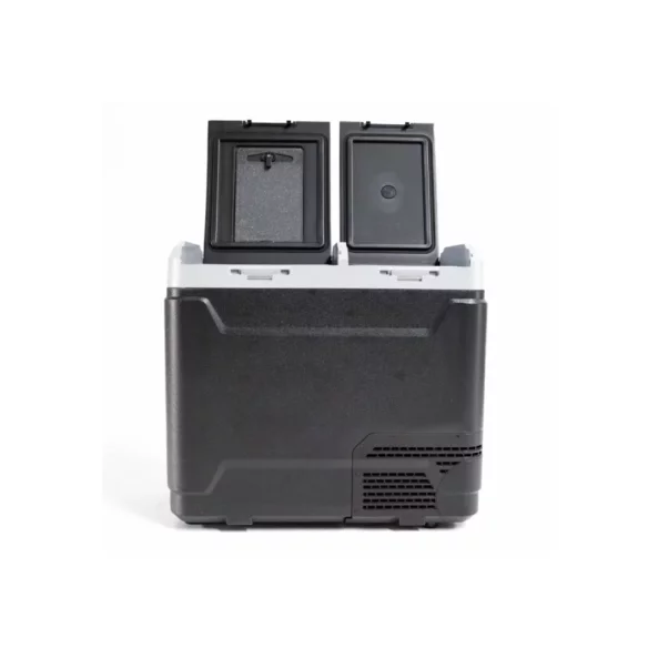 Frigider auto cu compresor smart cooler 12/24/220 V , cu bluetooth, zona dubla de racire, capacitate 60L, baterie inclusa, taxa verde inclusa