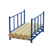 Cusca metalica pliabila si stivuibila pentru depozitare industriala 1200x1200x1050 mm