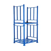 Cusca metalica pliabila si stivuibila pentru depozitare industriala 1200x1200x1050 mm