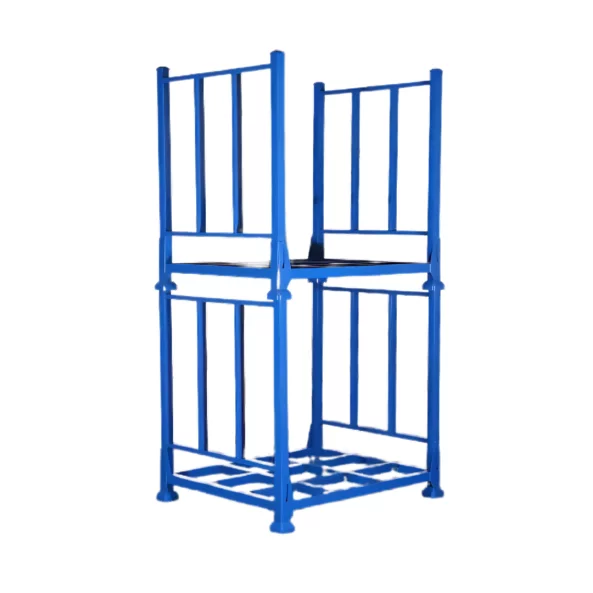 Cusca metalica pliabila si stivuibila pentru depozitare industriala 1200x1200x1050 mm
