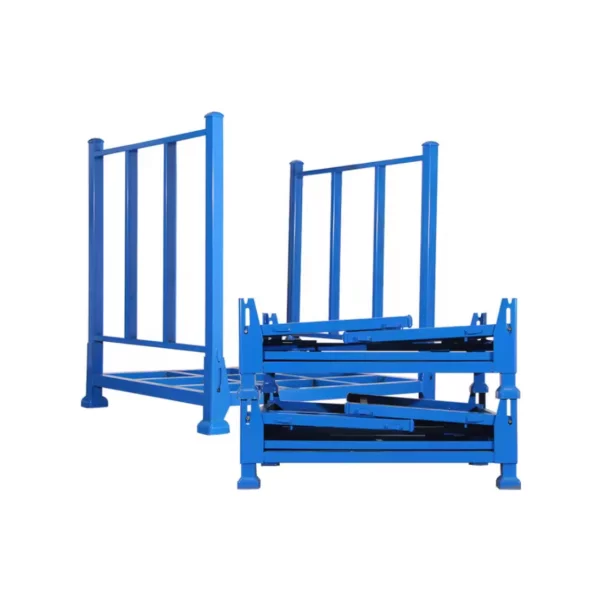 Cusca metalica pliabila si stivuibila pentru depozitare industriala 1200x1200x1050 mm