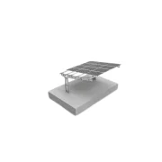 Carport fotovoltaic 2 locuri ,otel zincat, 6kW +15 Panouri Longi LR5-54 HPH 410 M