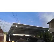 Carport fotovoltaic 2 locuri ,otel zincat, 6kW