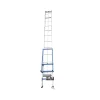 Lift electric din aluminiu înaltime maxima 18 m ,cu unghi variabil pentru ridicarea marfurilor si a panourilor solare fotovoltaice
