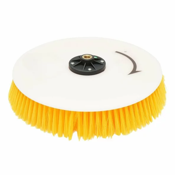 Perie simpla de curatat panouri fotovoltaice cu cablu de alimentare, motor fara perii si maner telescopic pana la 7.5 m