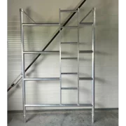 Bastidor andamio de aluminio con escalera 2*1,35m