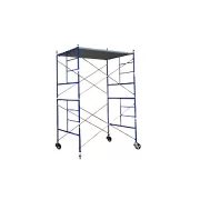 Schela otel 1800*1219*3400 cu 4 diagonale ,2 platforme si 4 roti
