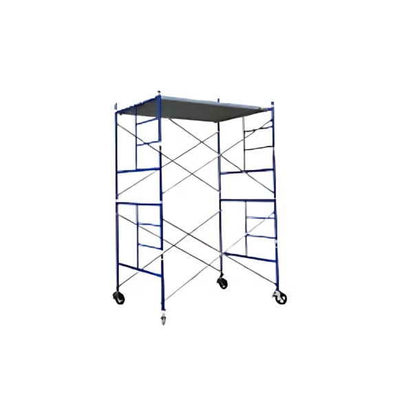 Schela otel 1800*1219*3400 cu 4 diagonale ,2 platforme si 4 roti