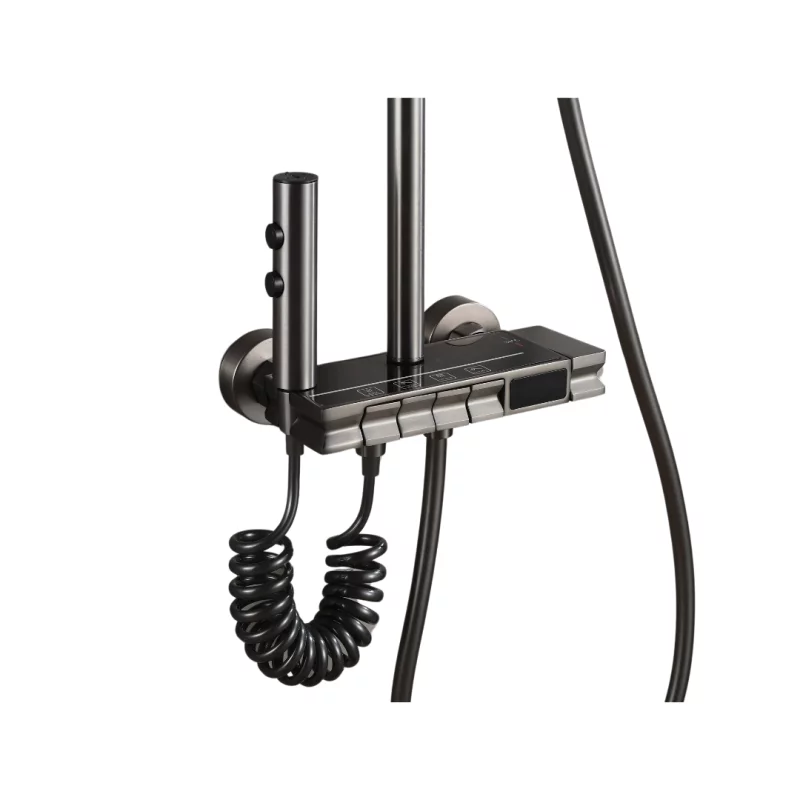 Set duș multifuncțional cu termostat integrat si afișaj de tip electronic