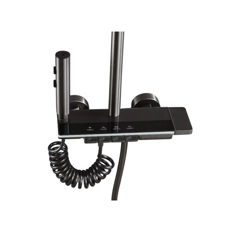 Set de duș multifuncțional cu termostat si afișaj electronic