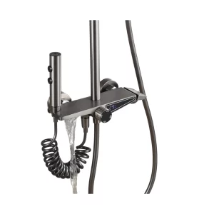 Set de duș multifuncțional cu termostat si afișaj electronic