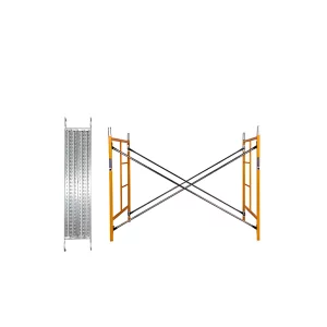 Schela otel 1800 L *900 l * 2000 h cu 2 diagonale și o platformă