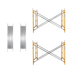 Стоманено скеле 1800 L *900 L * 4000 h s 4 диагонала и 2 pплатформи