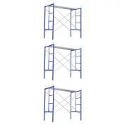 Schela otel 1800 L *1219 l * 5100 h cu 6 diagonale și 3 platforme