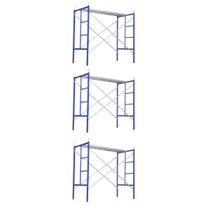 Стоманено скеле  1800 L *1219 l * 5100 h с 6 диагонала и 3 платформи