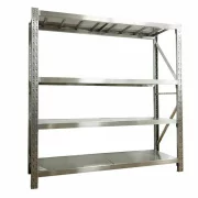 Tarolopolc rozsdamentes acelbol 304, 200 kg/szint alkalmas HORECA-hoz