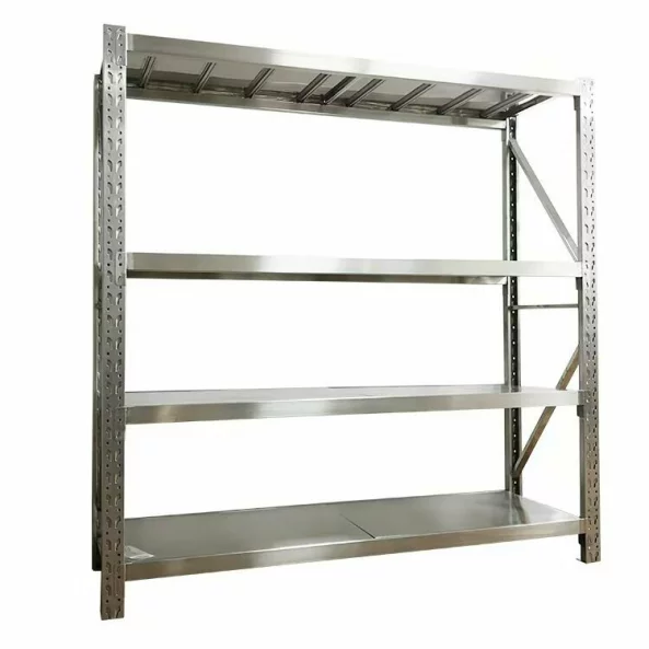 Tarolopolc rozsdamentes acelbol 304, 200 kg/szint alkalmas HORECA-hoz