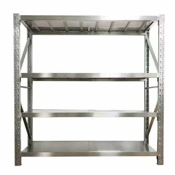 Tarolopolc rozsdamentes acelbol 304, 200 kg/szint alkalmas HORECA-hoz