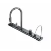 Consolă multifuncțională dotată cu baterii și accesorii,display digital led, culoare : negru ,compatibilă cu chiuveta AB8046D-A-6-3-BLK
