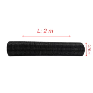 Tub evacuare aer cald sirocou Smartheater diametru 75 mm , lungime 2 metri