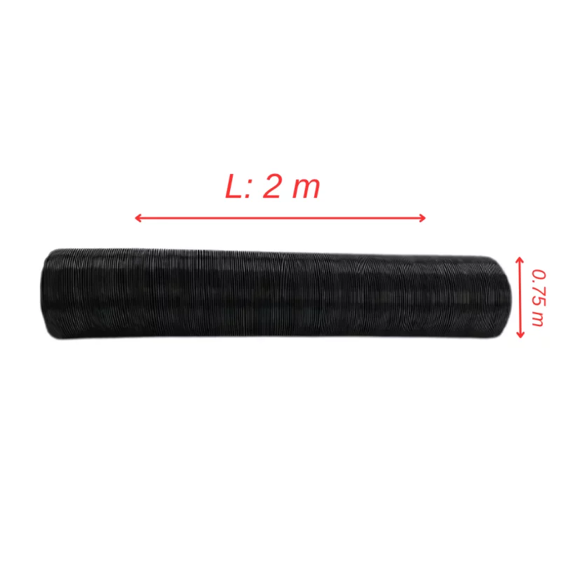 Tub evacuare aer cald sirocou Smartheater diametru 75 mm , lungime 2 metri
