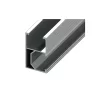 Aluminium sin fotovoltaikus napelemek oldaliranyu rogzitesehez, hossza 2,4 m, szelessege 26 mm, magassaga 42 mm