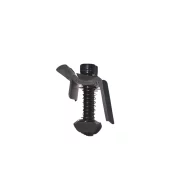 Clema capat neagra 28-40mm prinderi panou solar fotovoltaic aluminiu