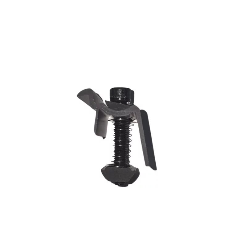 Clema capat neagra 28-40mm prinderi panou solar fotovoltaic aluminiu
