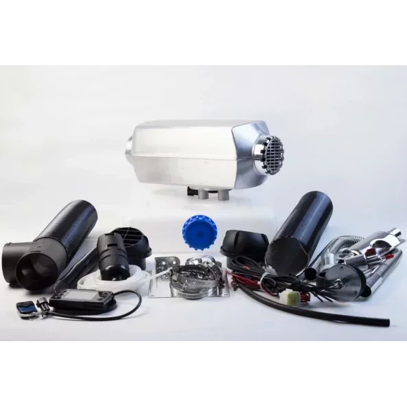 Calentador inteligente premium fijo Siroco, potencia 10kw, 12V/24V y opcional 220V, carcasa de aluminio y bujía japonesa Kyocera, tasa verdeincluida