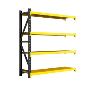 Bastidor negro estantería profesional 2000 x 600 200 kg / nivel 0,6 mm grosor