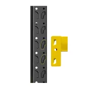 Traversa orizontala galbenă pentru raft profesional 200kg/nivel 0,6 mm grosime