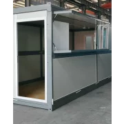 Konteiner Sgievaem siv - dvoen stieklopaket / predna vrata / stranichno otvariashch se plot tip 5800 x 2500 x 2450 (D x Sh x B mm)