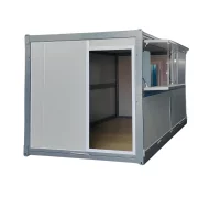 Konteiner Sgievaem siv - dvoen stieklopaket / predna vrata / stranichno otvariashch se plot tip 5800 x 2500 x 2450 (D x Sh x B mm)