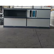 Konteiner Sgievaem siv - dvoen stieklopaket / predna vrata / stranichno otvariashch se plot tip 5800 x 2500 x 2450 (D x Sh x B mm)