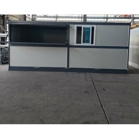 Konteiner Sgievaem siv - dvoen stieklopaket / predna vrata / stranichno otvariashch se plot tip 5800 x 2500 x 2450 (D x Sh x B mm)