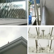 Лента против птици с пластмасова основа, 50 см, 60 шипа