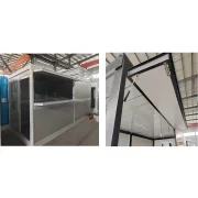 Konteiner Sgievaem siv - dvoen stieklopaket / predna vrata / stranichno otvariashch se plot tip 5800 x 2500 x 2450 (D x Sh x B mm)