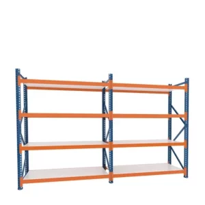 Estantería peatonal profesional para almacenaje L3900x600xH2000, 2400 kg