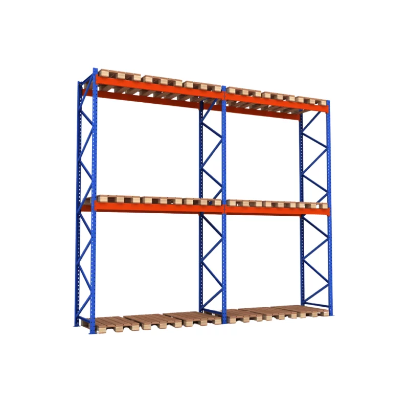 Raft pentru depozitare paleti 5670mm x Adancime 1100mm x Inaltime 3500mm, 3300kg/nivel/18 europaleti