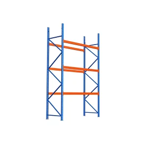 Raft pentru depozitare paleti 1980mm x Adancime 1100mm x Inaltime 4500mm, 3300kg/nivel/8 europaleti