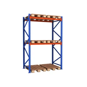 Raft pentru depozitare paleti 1980mm x Adancime 1100mm x Inaltime 3500mm, 3300kg/nivel/6 europaleti
