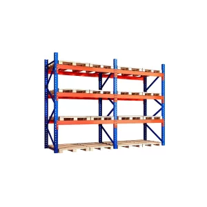 Raft pentru depozitare paleti 3870mm x Adancime 1100mm x Inaltime 4500mm, 3300kg/nivel/16 europaleti