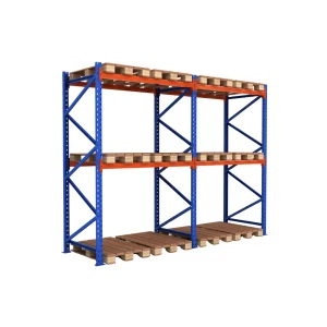 Raft pentru depozitare paleti 3870mm x Adancime 1100mm x Inaltime 3500mm, 3300kg/nivel/12 europaleti